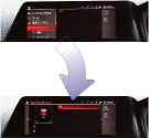 DW-USB AUX 2 車両接続時のモニター表示